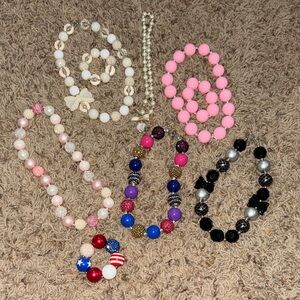 Colorful Beaded Necklace Set